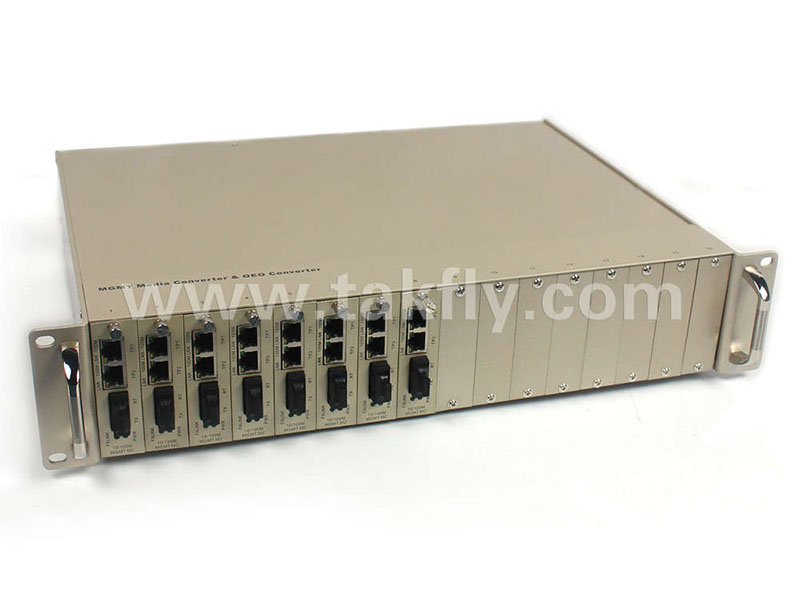 集中式10M 100M 1000M，10G管理型转换器机箱