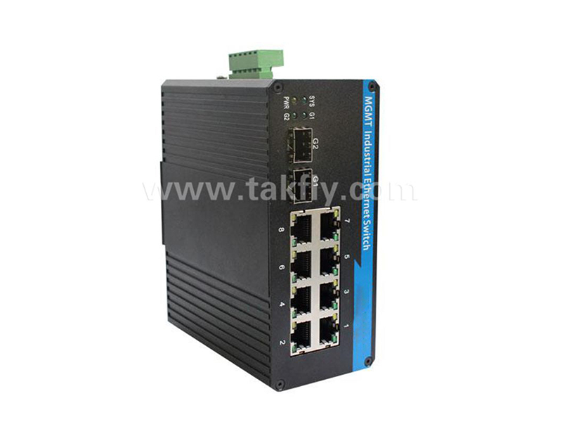 10M 100M导轨安装 工业以太网交换机